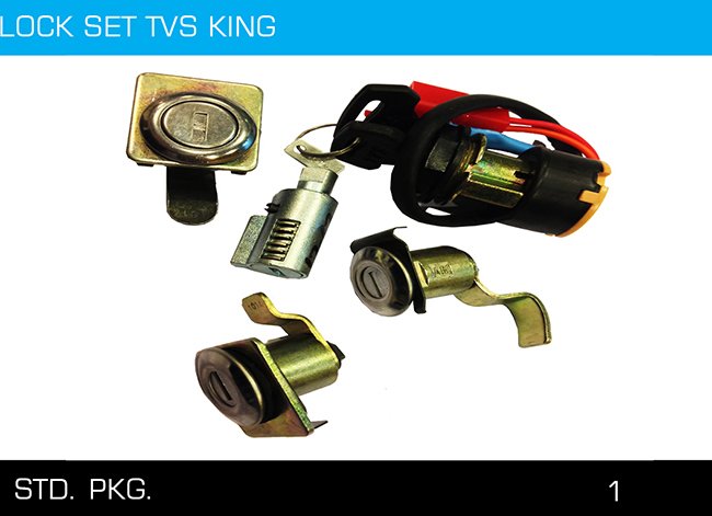 LOCK SET TVS KING